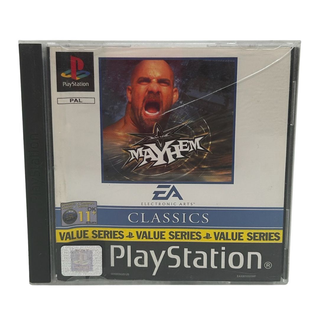 WCW Mayhem Sony PlayStation 1 PAL Complete Edition with Manual
