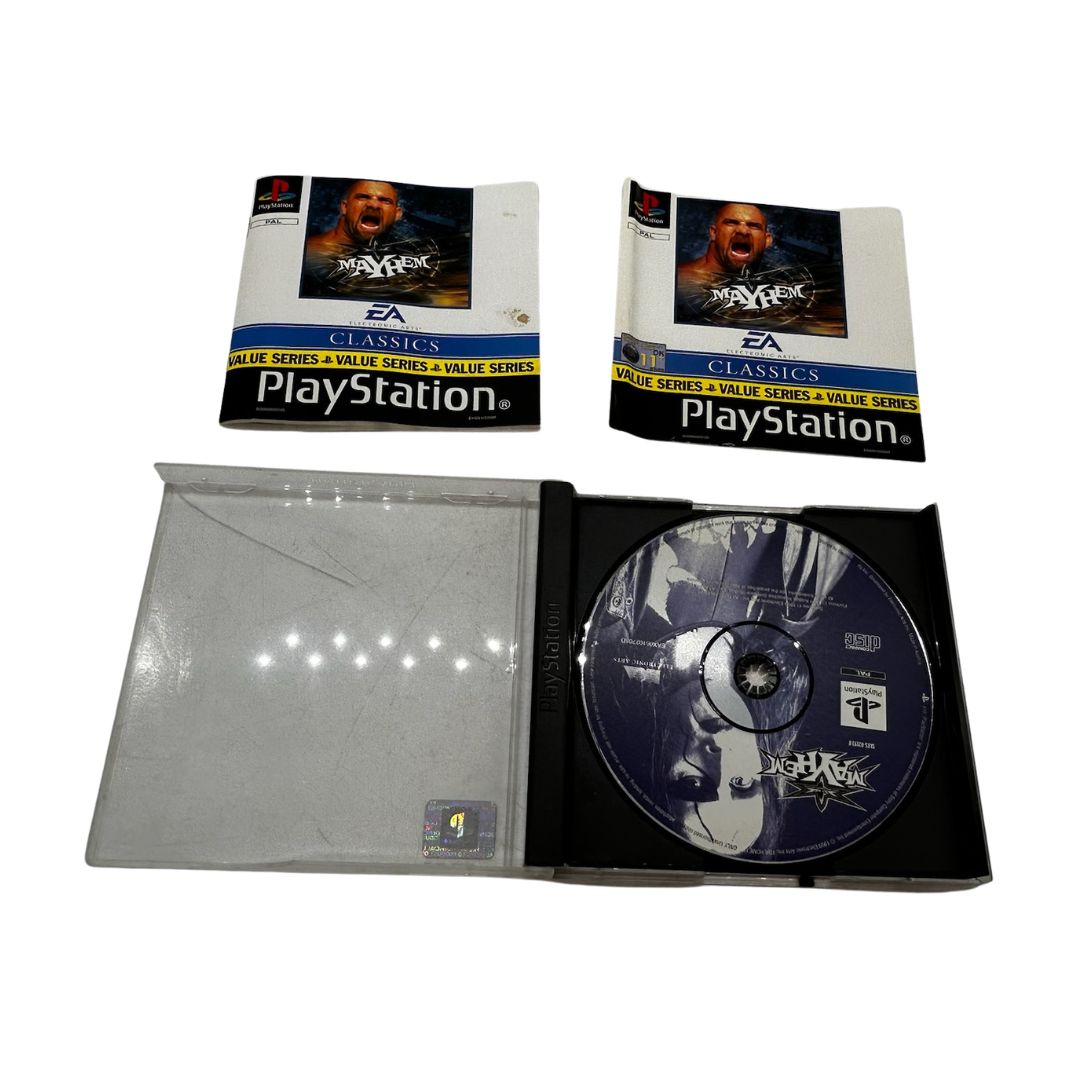 WCW Mayhem Sony PlayStation 1 PAL Complete Edition with Manual