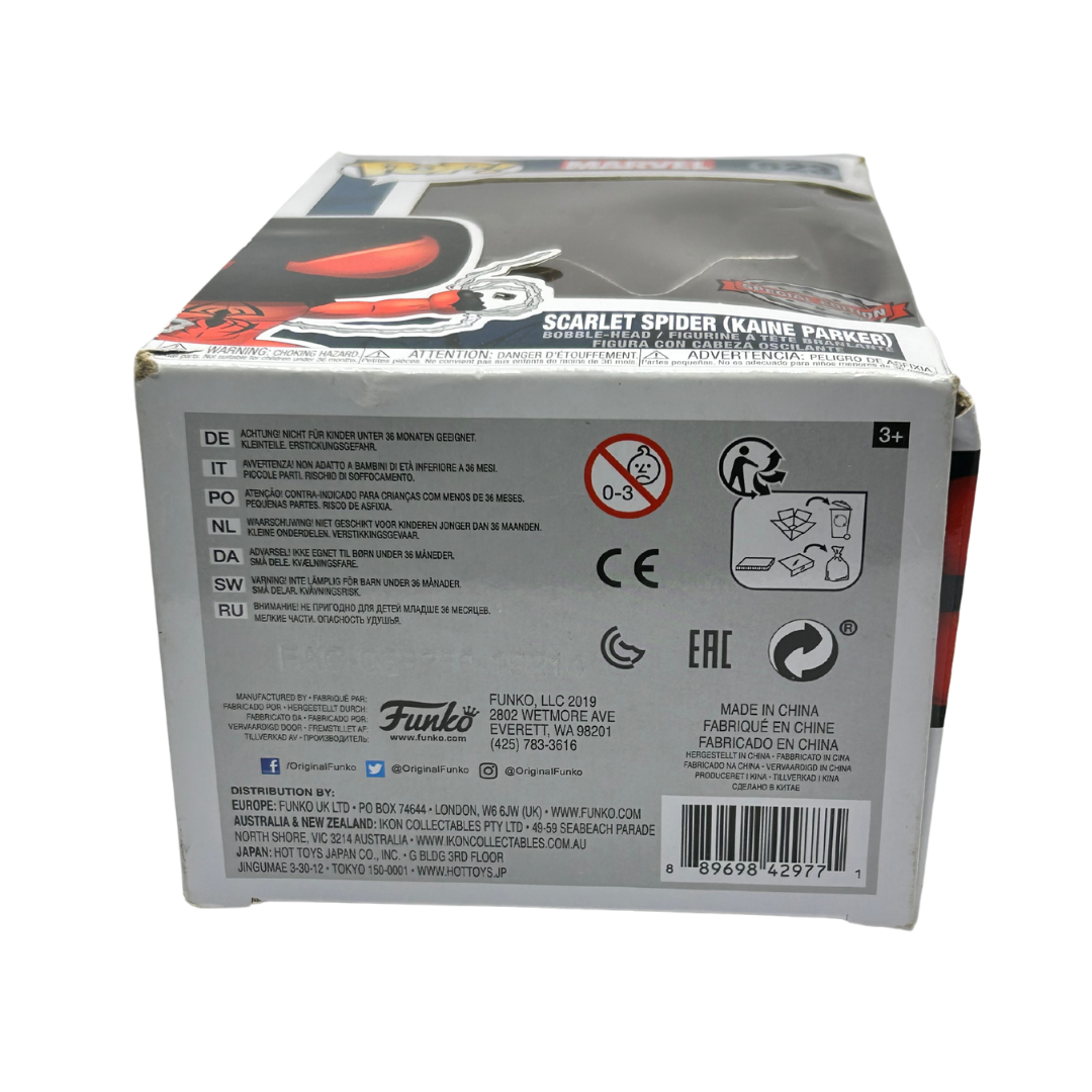 Pop Vinyl Scarlet Spider (Kaine Parker) 523 by Funko Spiderman