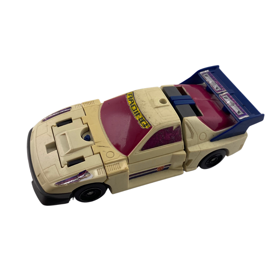 Transformers G1 Getaway Power Master Porshe 944 racing car not complete 408