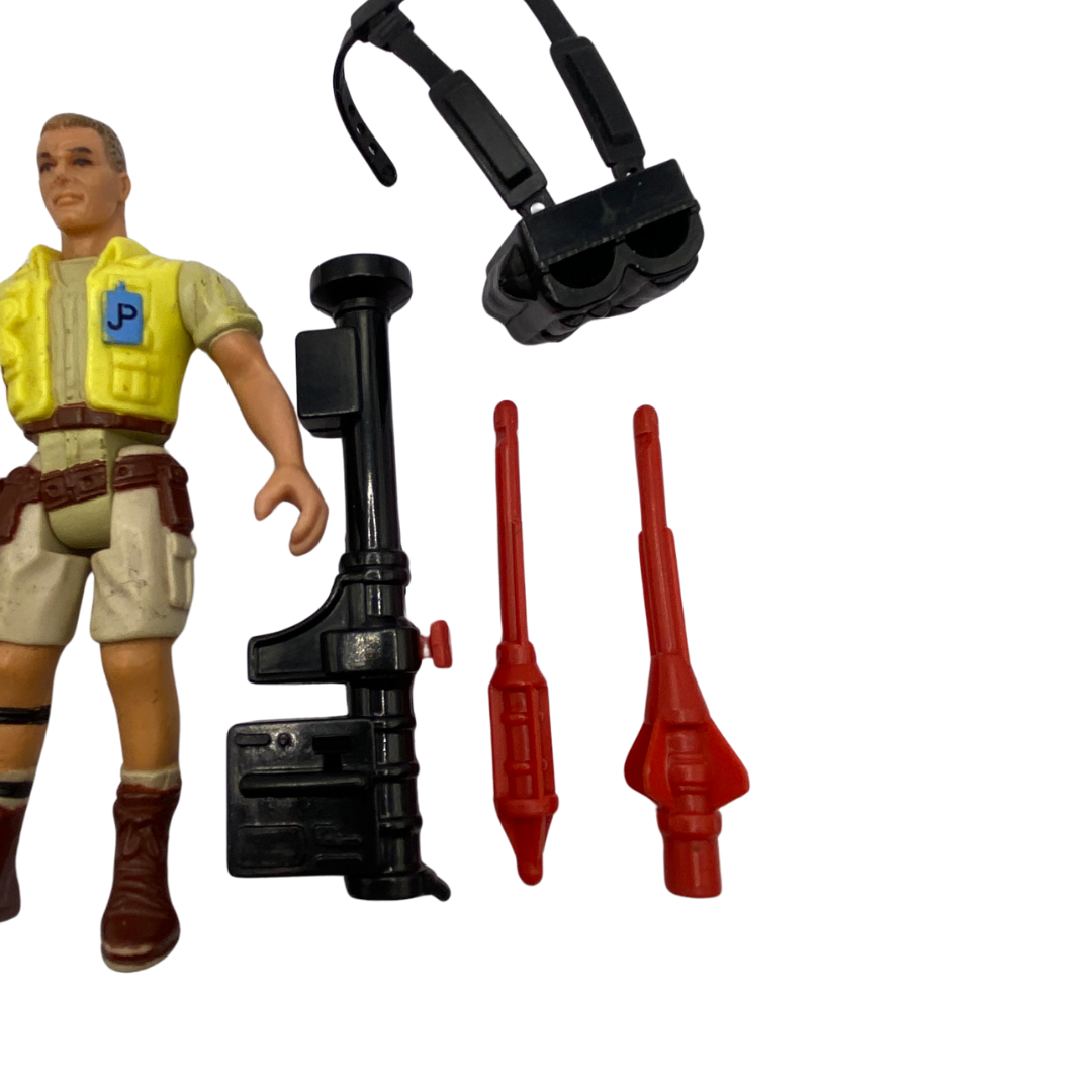 Jurassic Park Robert Muldoon figure complete Vintage Kenner toy 475