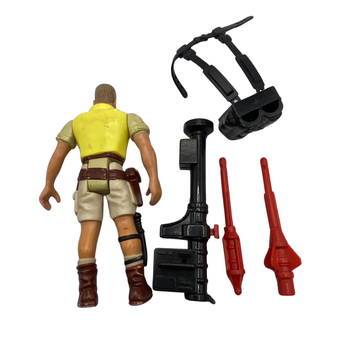 Jurassic Park Robert Muldoon figure complete Vintage Kenner toy 475