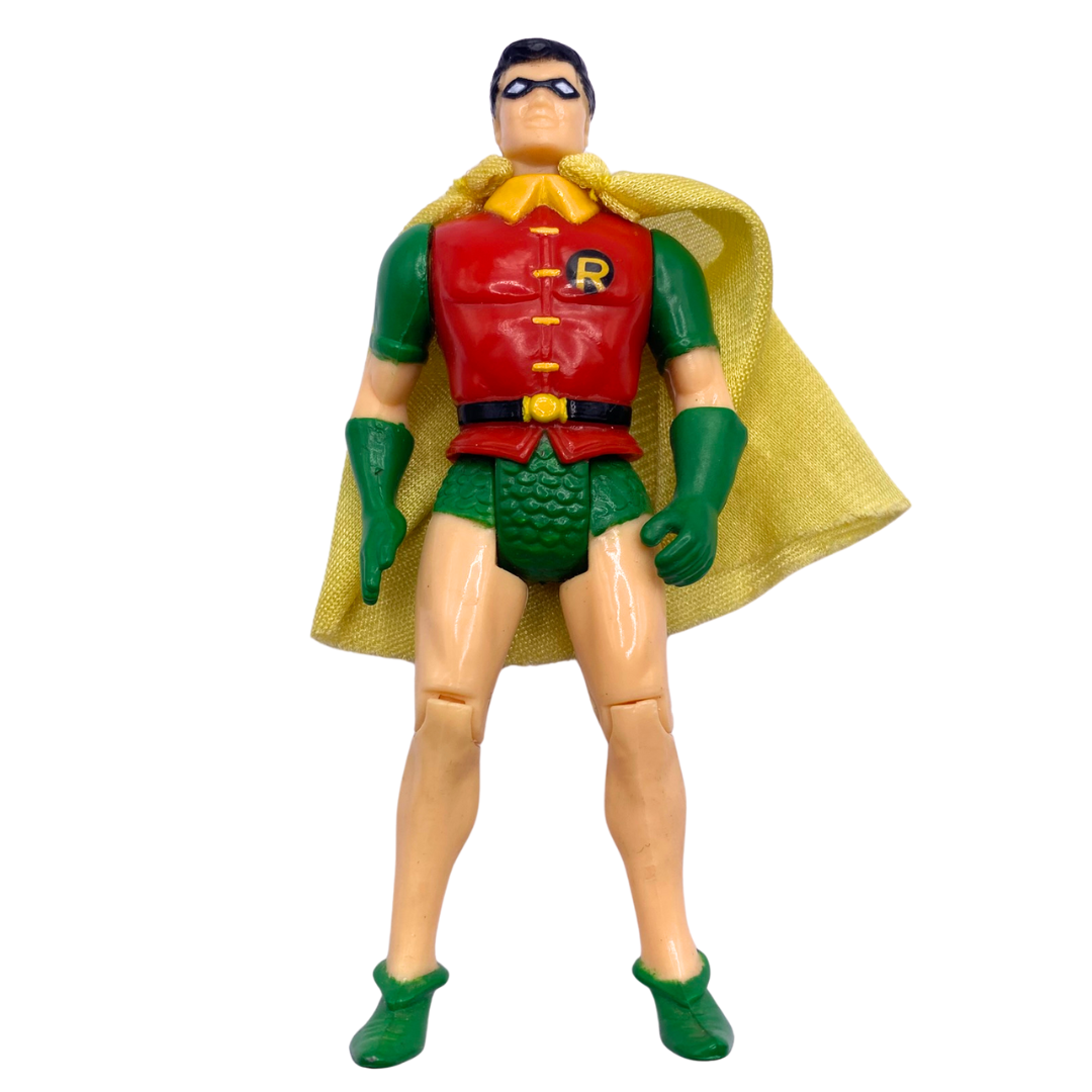 DC Super Powers Robin with cape 1989 karate chop and working action 347