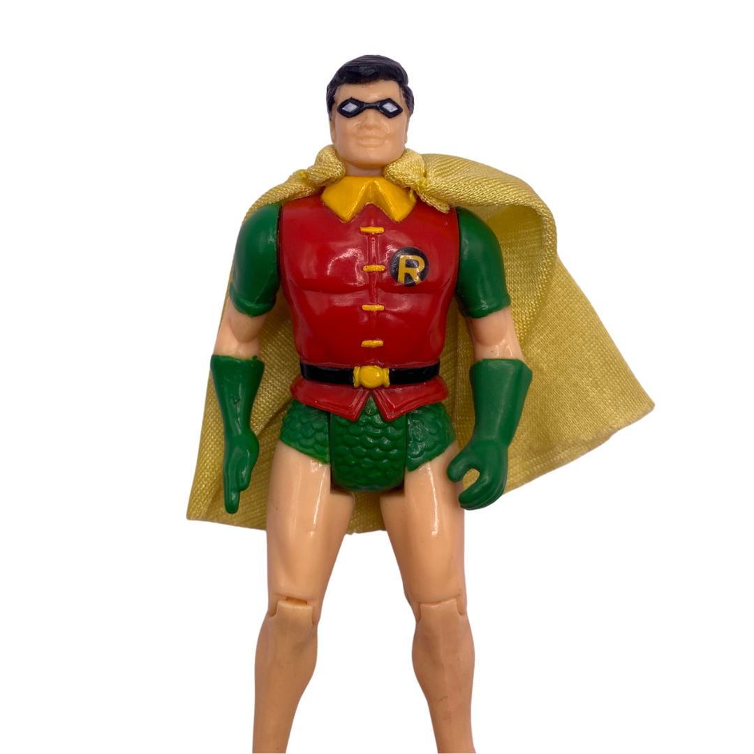 DC Super Powers Robin with cape 1989 karate chop and working action 347