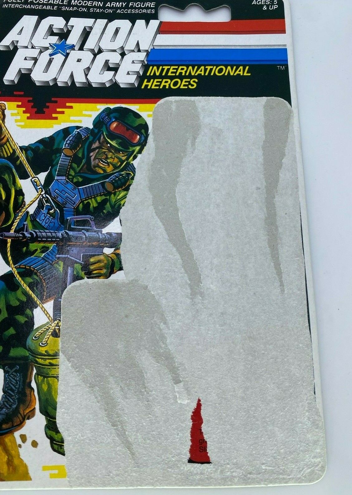 GI Joe, Action Force Hit and Run filecard card back