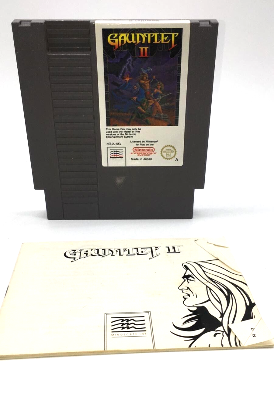 Nintendo NES Gauntlet 2 game with box and instructions