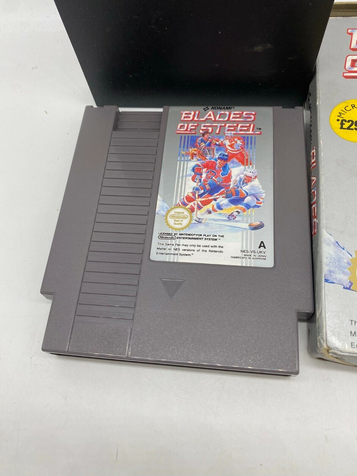 Nintendo NES Blades Of Steel game with box, Ice Hockey game