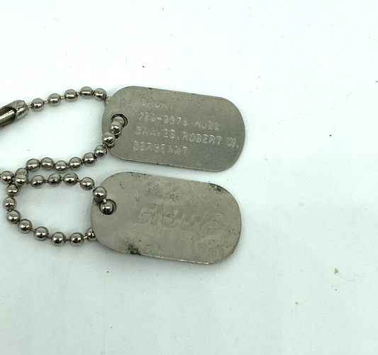 GI Joe, Action Force Grunt 12 inch figure dog tags