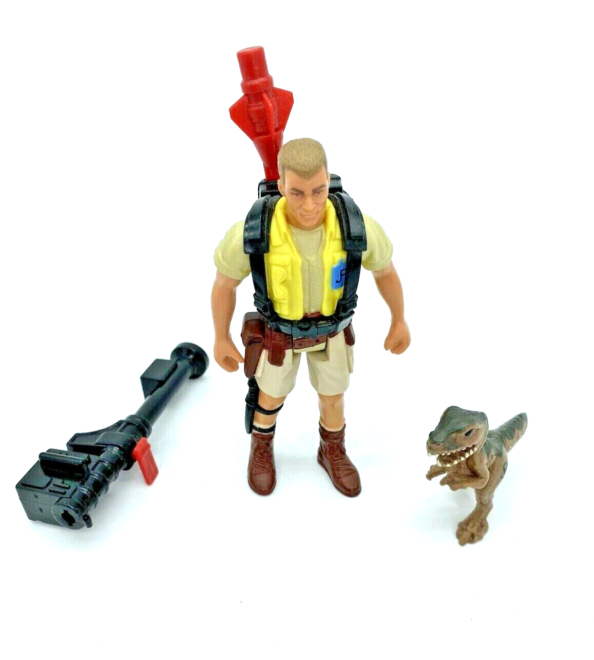 Jurassic Park, Robert Muldoon Action Figure, Complete, Kenner, 765