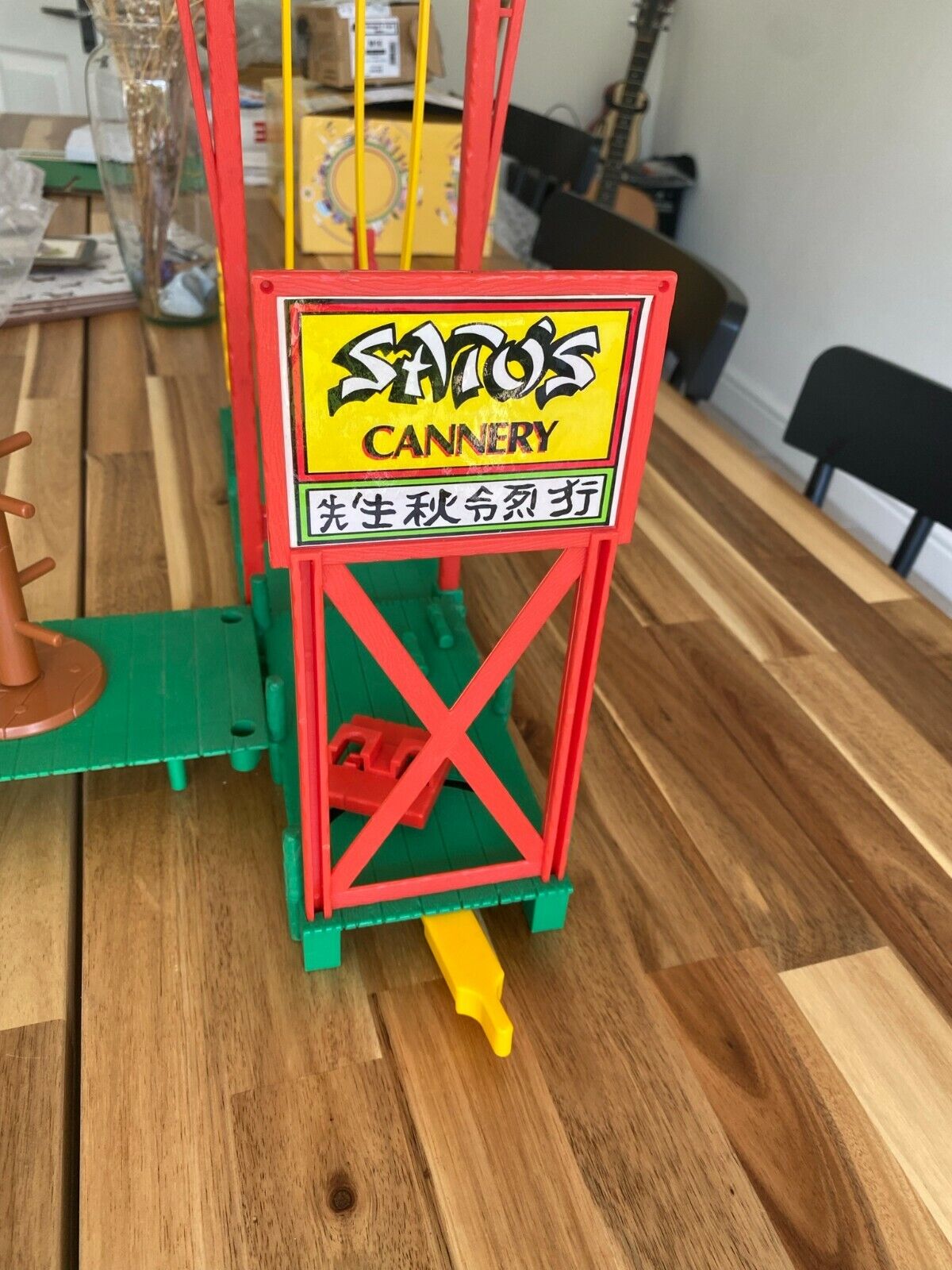 Karate Kid Satos Cannery playset near complete