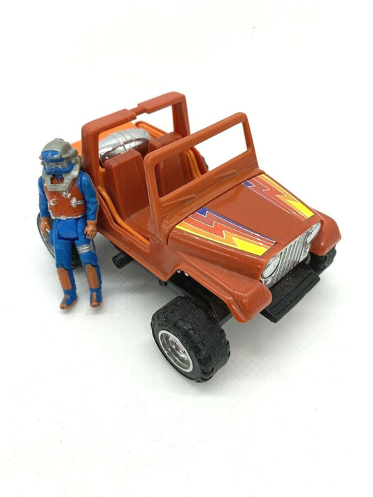 M.A.S.K. MASK Gator vehicle near complete, missing gun, with Dusty Hayes figure