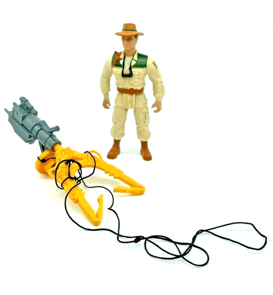 Jurassic Park The Lost World Eddie Carr with capture claw launcher