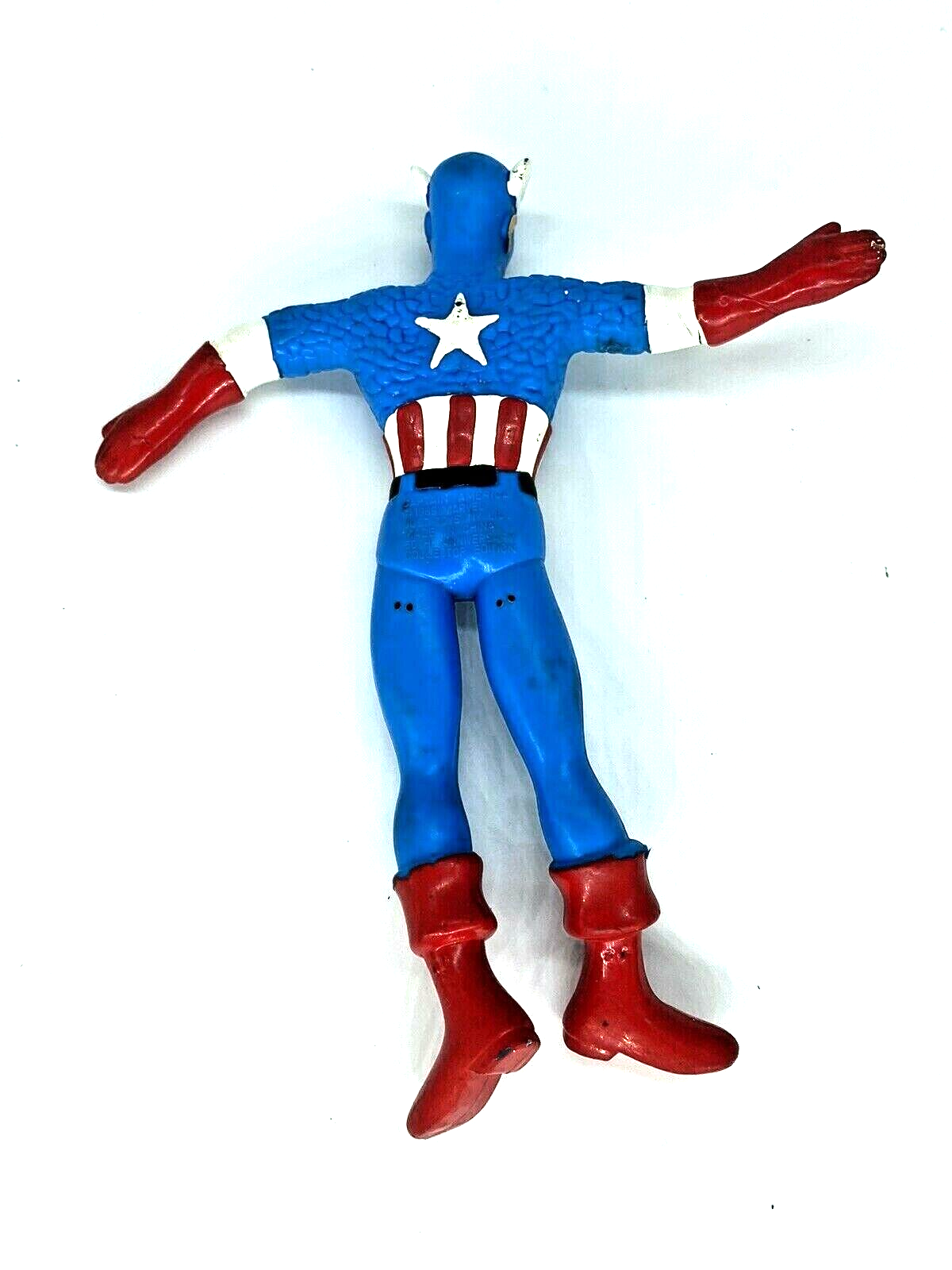 Marvel Secret Wars Captain America bendable figure some wear