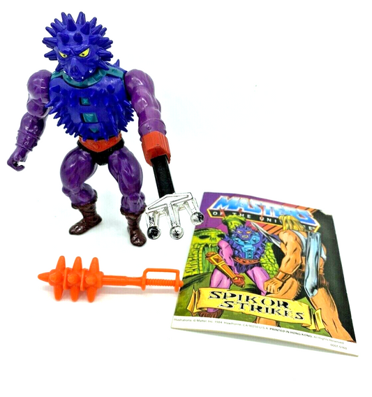 He-Man, Spikor figure complete, comic included  Heman, MOTU,