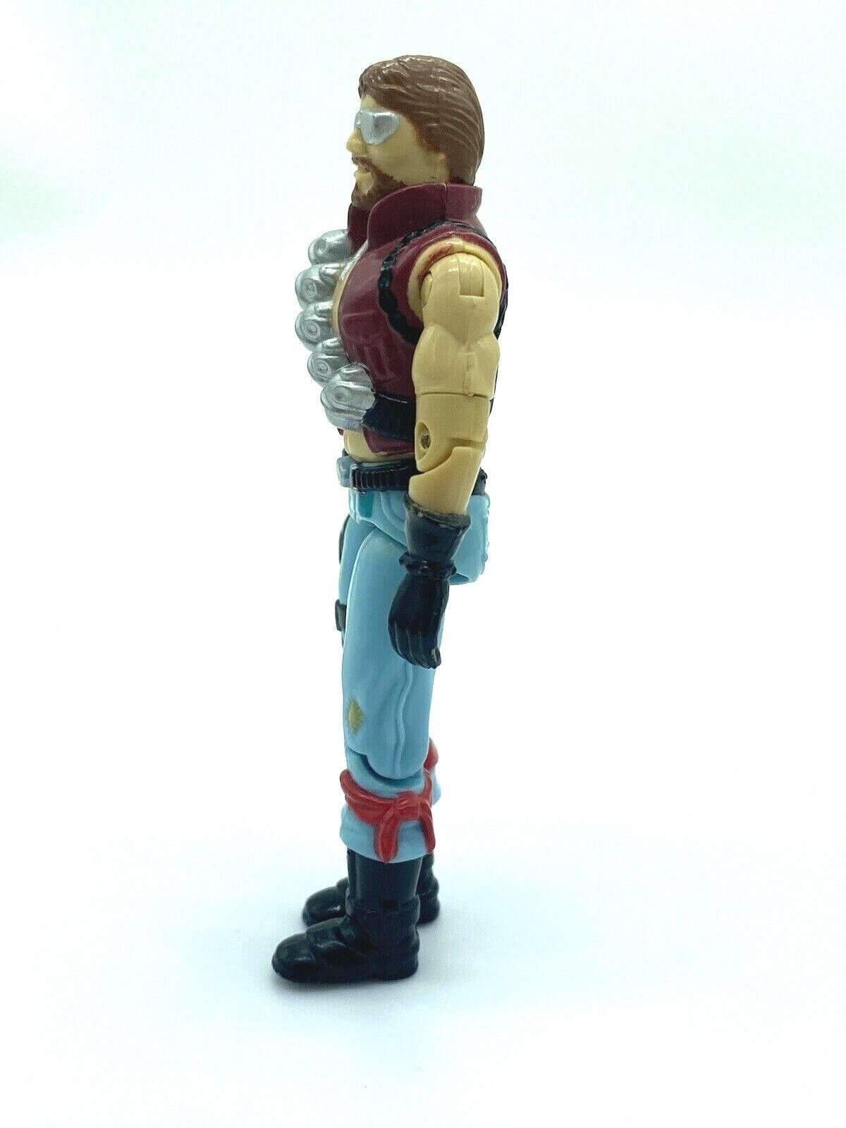 GI Joe, Action Force Monkeywrench Dreadnok complete with filecard but damaged crotch