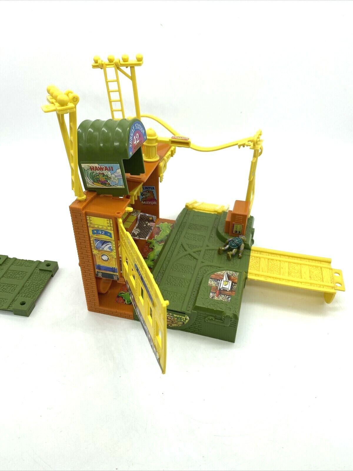 Teenage Mutant Hero Turtles Mini Mutants Metro Subway Playset TMNT Vintage Rare