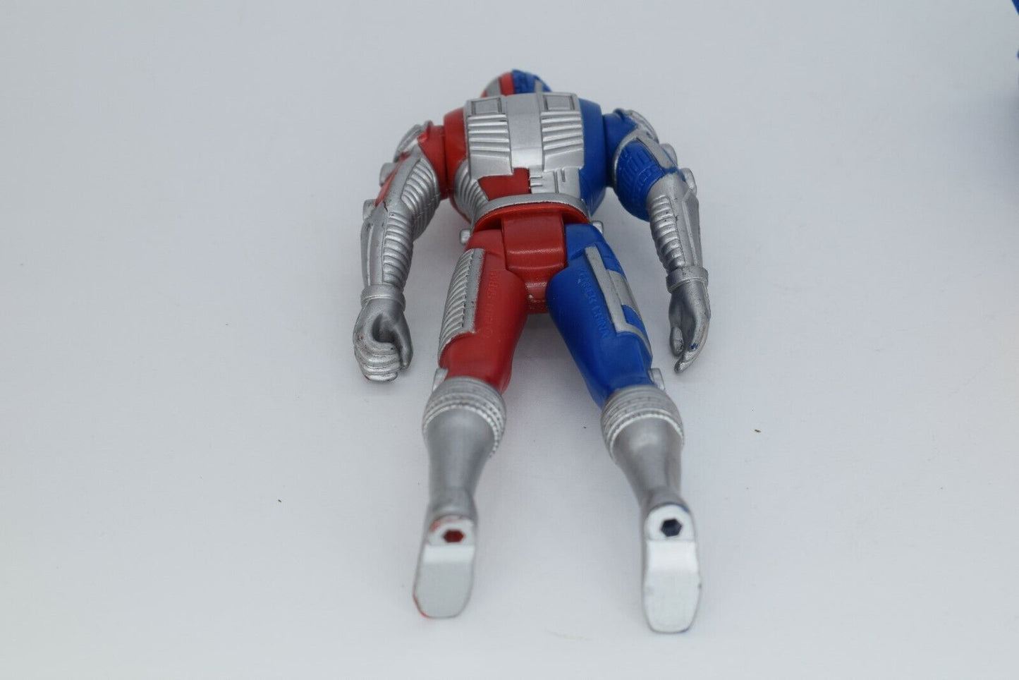 VR Troopers Figure Ryan Steele with mega tech weapons deluxe parts