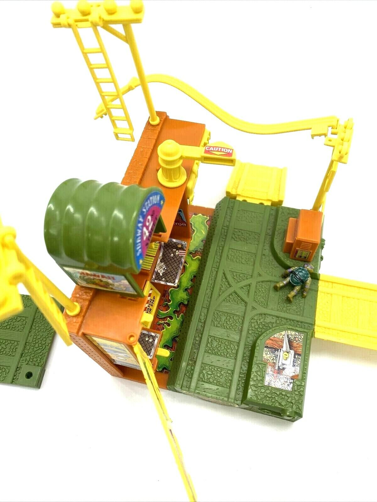 Teenage Mutant Hero Turtles Mini Mutants Metro Subway Playset TMNT Vintage Rare