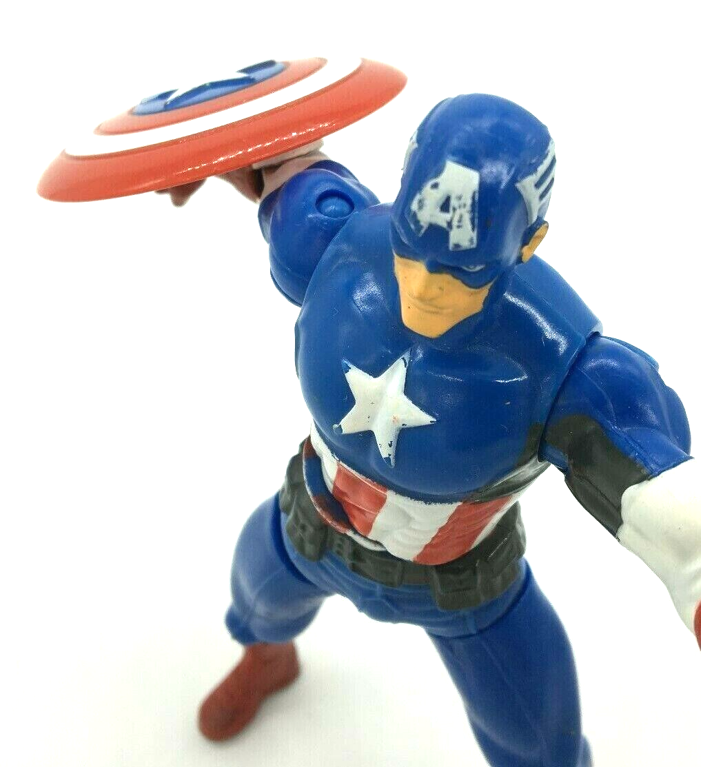 CAPTAIN AMERICA Marvel Action Figure CAPT, FIGURE, AVENGER, MOVABLE, MARVEL