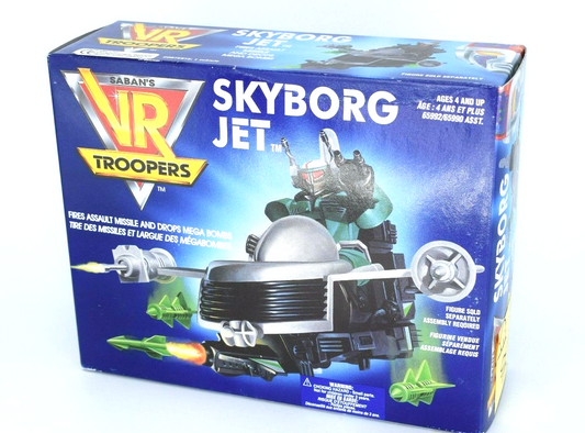 VR Troopers SKYBORG JET, 1990s, 1980s, MIB, BOXED, BOX