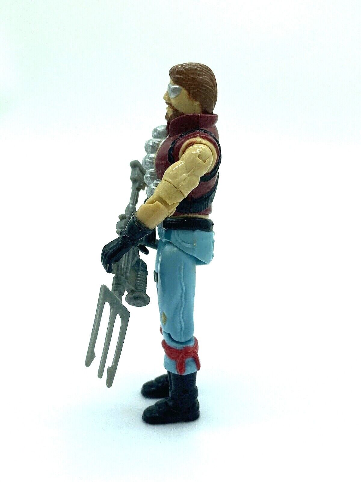 GI Joe, Action Force Monkeywrench Dreadnok complete with filecard but damaged crotch