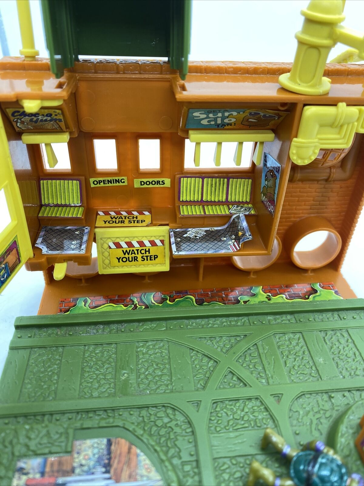 Teenage Mutant Hero Turtles Mini Mutants Metro Subway Playset TMNT Vintage Rare