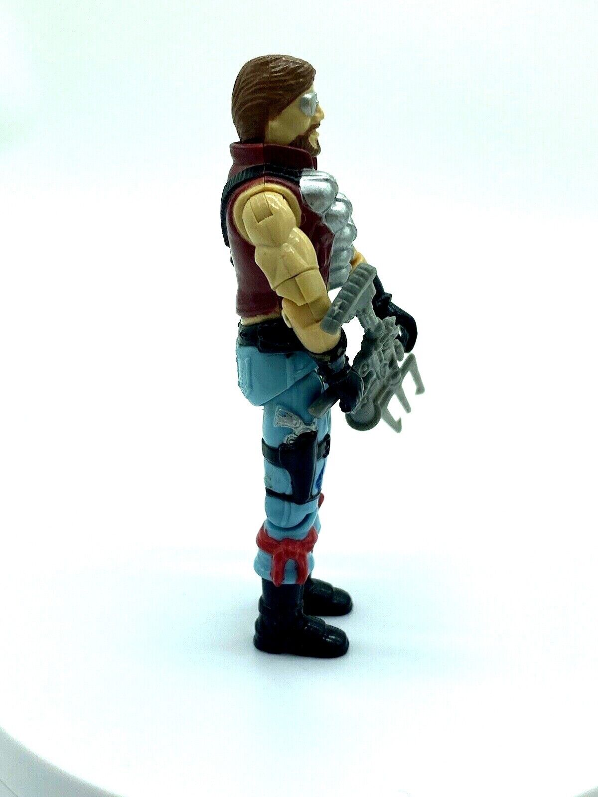 GI Joe, Action Force Monkeywrench Dreadnok complete with filecard but damaged crotch