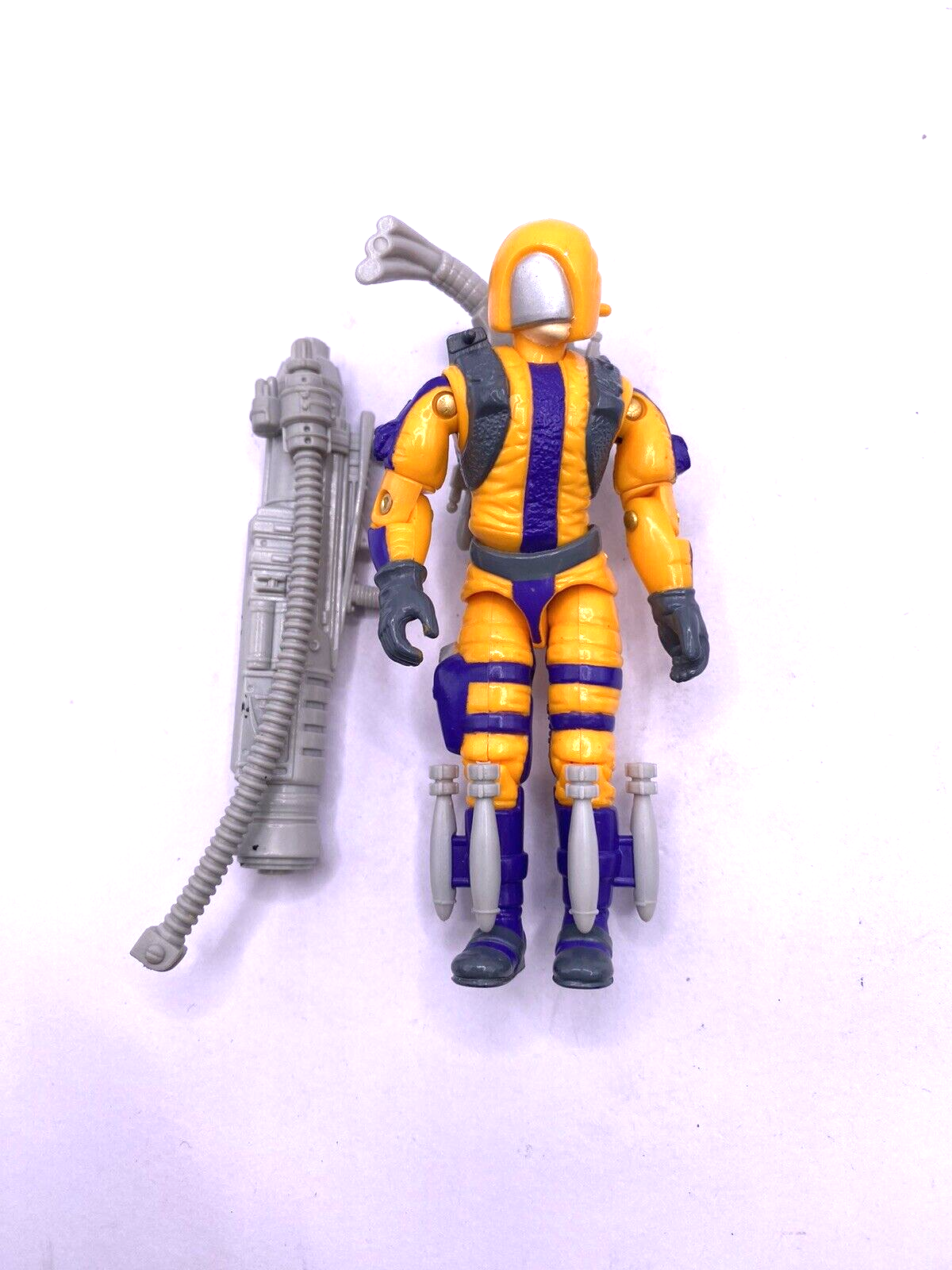 GI Joe, Action Force Cobra Heat Viper figure near complete just missing hose 226