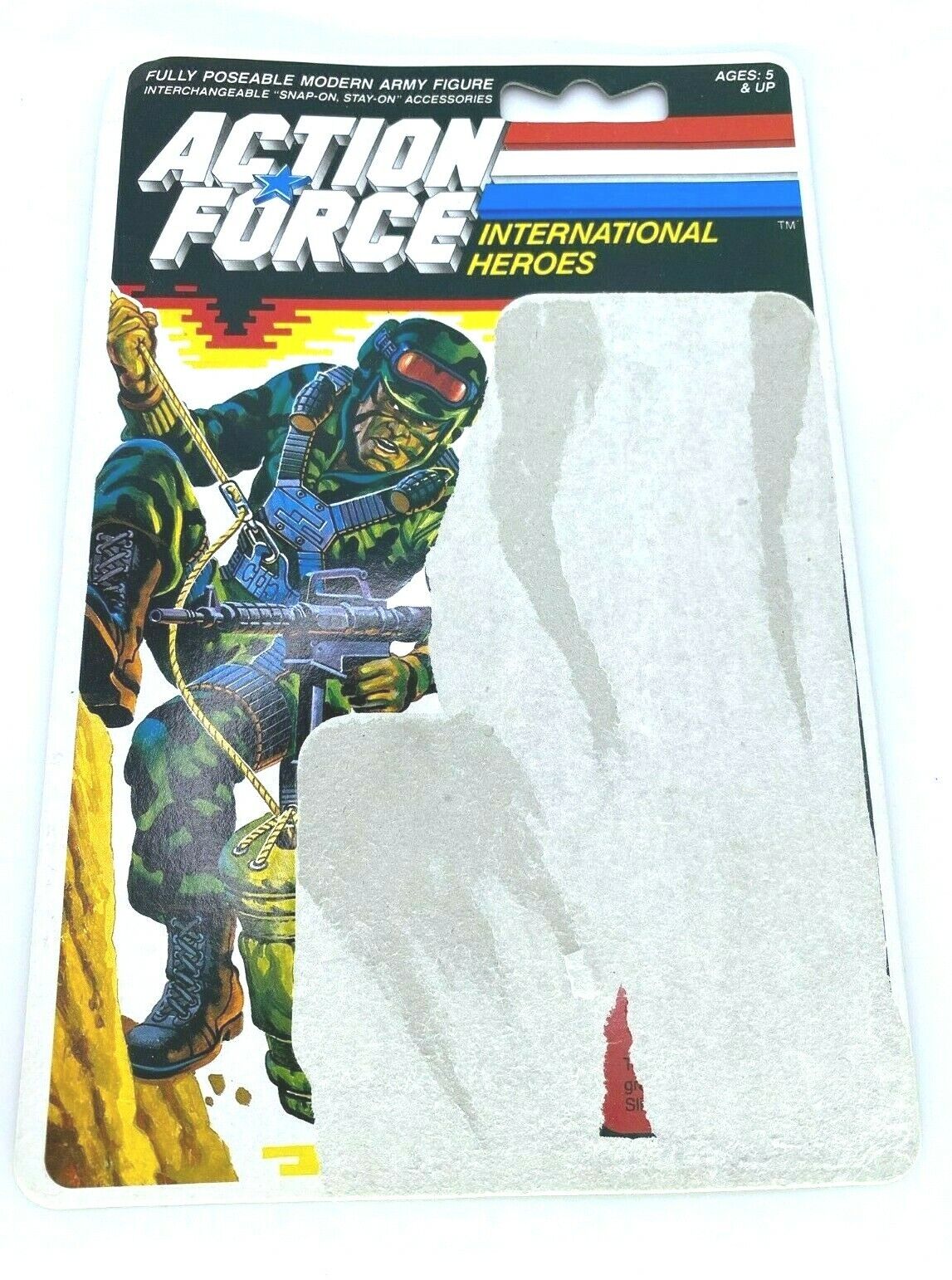 GI Joe, Action Force Hit and Run filecard card back