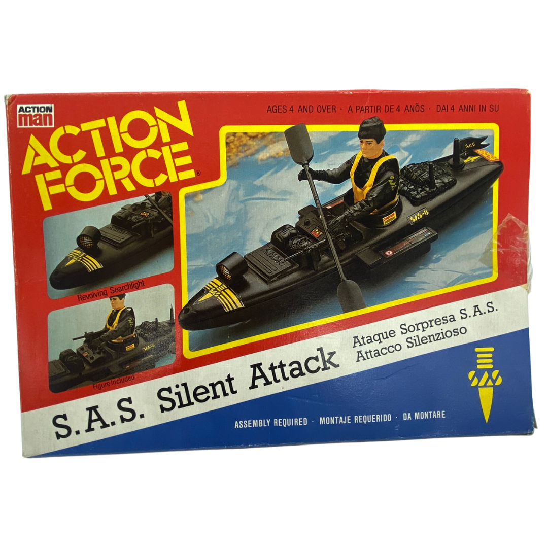 Palitoy Action Force Silent Attack & Beaver complete with aerial & box 530