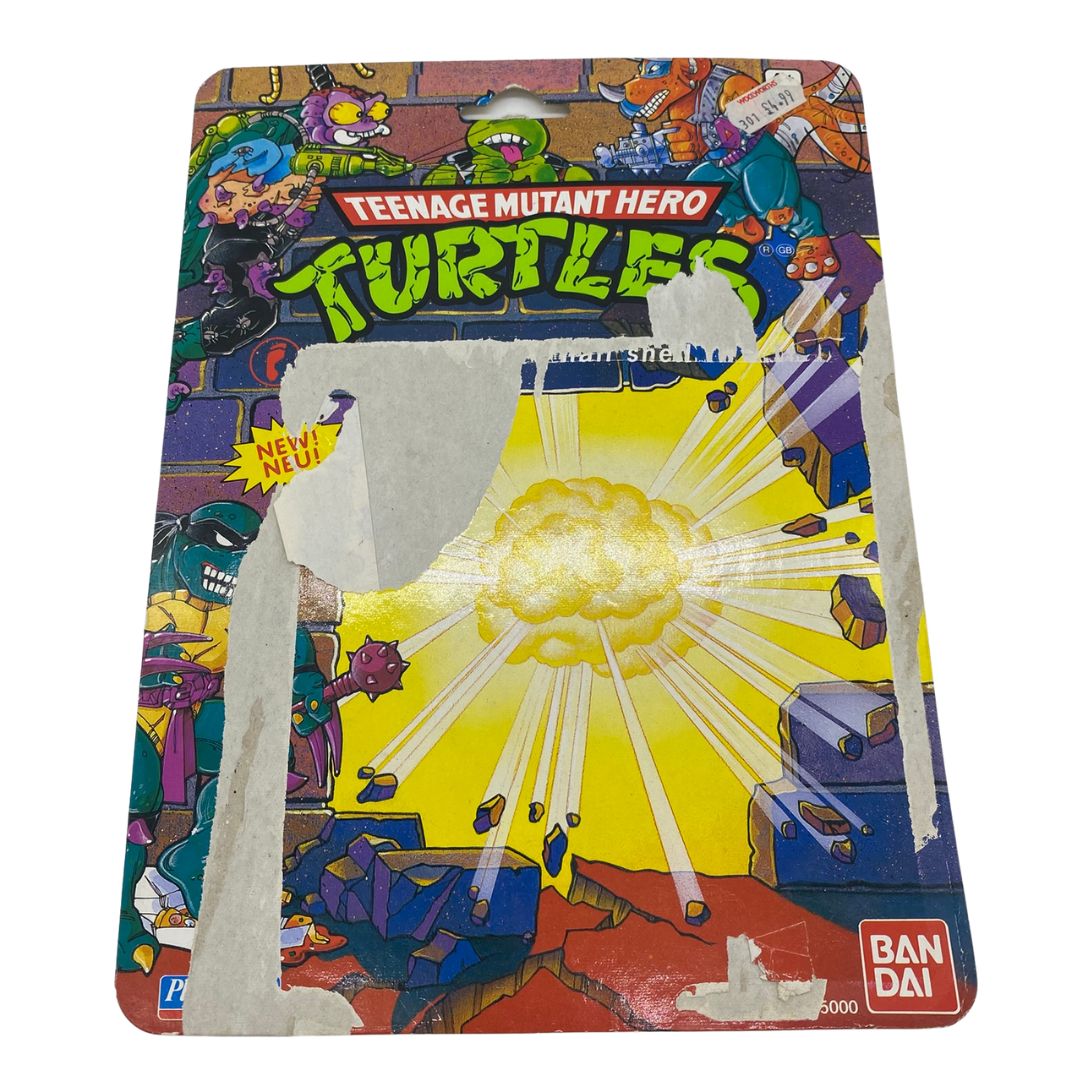 Teenage Mutant Ninja Turtles Scumbug figure cardback original.