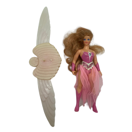 She-ra Angellina with wings, skirt and figure Princess of Power, vintage