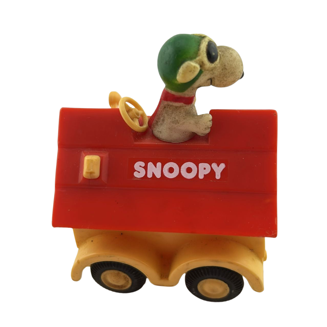 Snoopy Aviva Peanuts Kennel Car friction toy 1965 toy 16