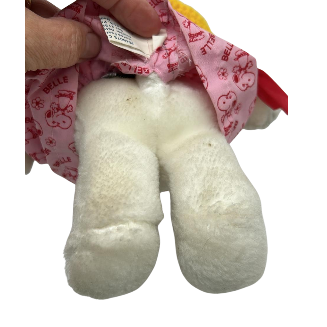 Rare 1958 Belle Plush with Original Dress Snoopy’s Sister Peanuts Collectible