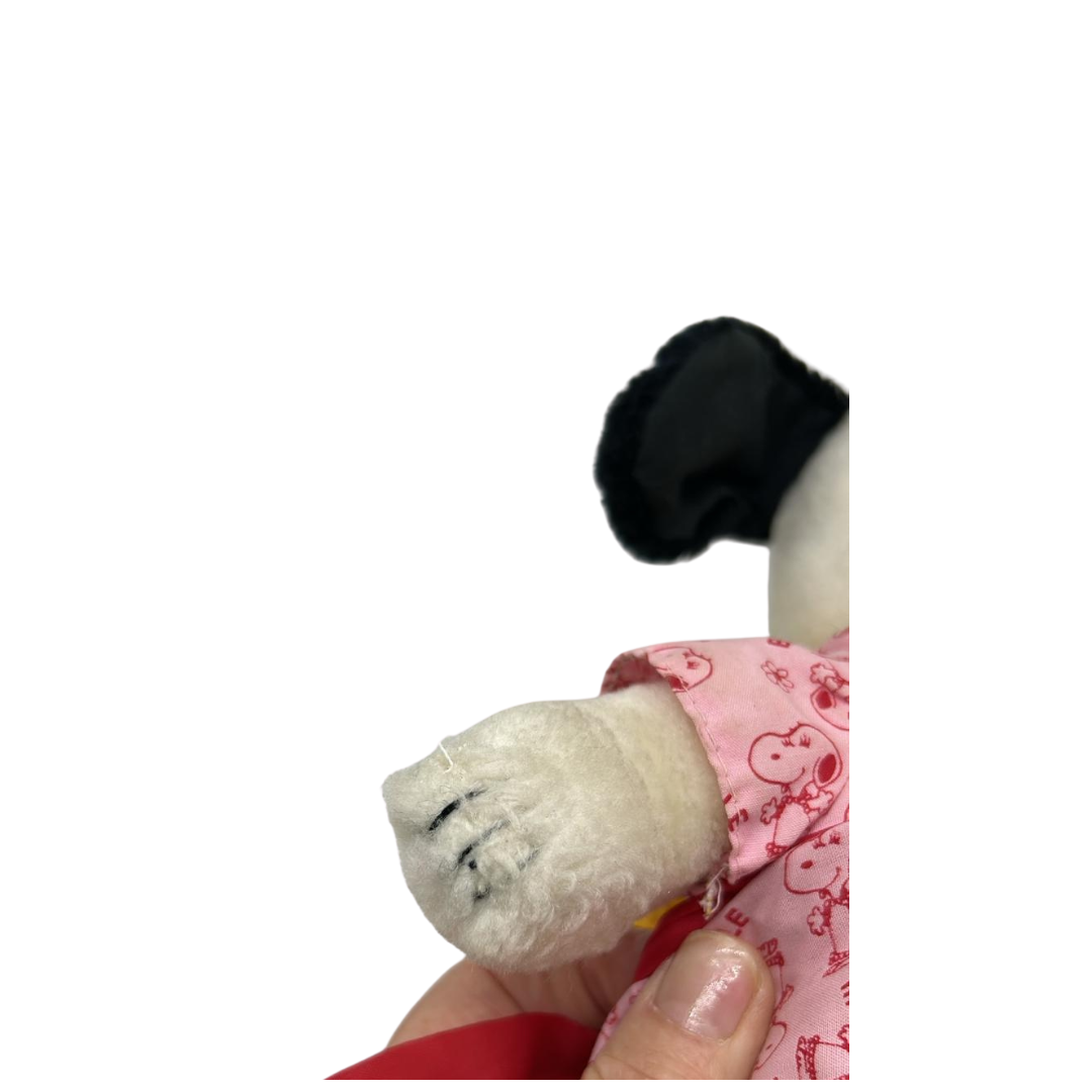 Rare 1958 Belle Plush with Original Dress Snoopy’s Sister Peanuts Collectible