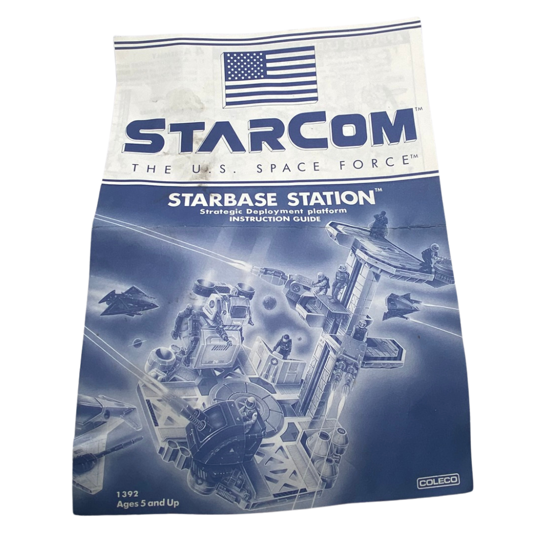 Starcom Starbase Station instructions Coleco