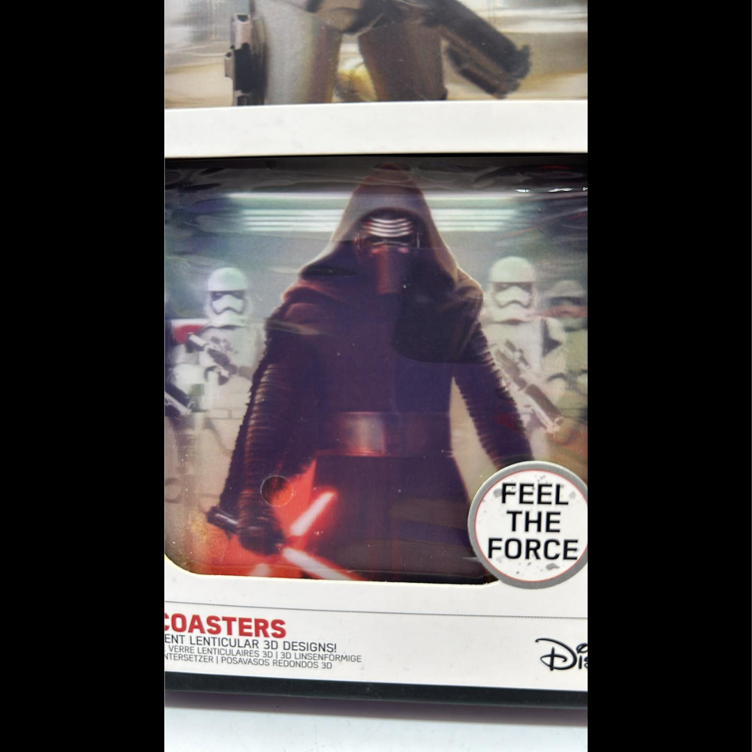 Star Wars 3D Lenticular Coasters 8 Different Designs Kylo Ren