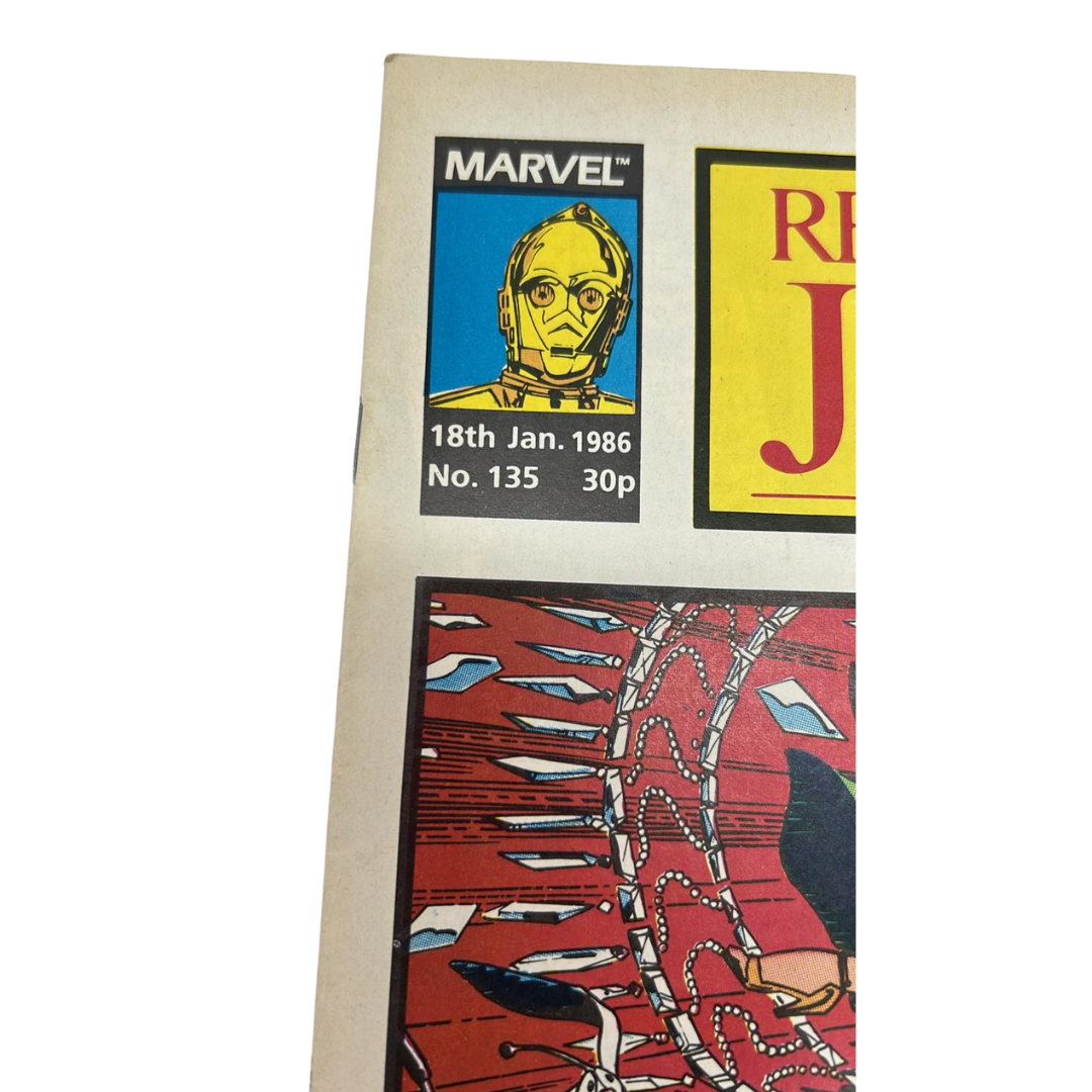 Return of the Jedi No 135 18th January 1986 Star Wars Weekly UK Marvel Comic