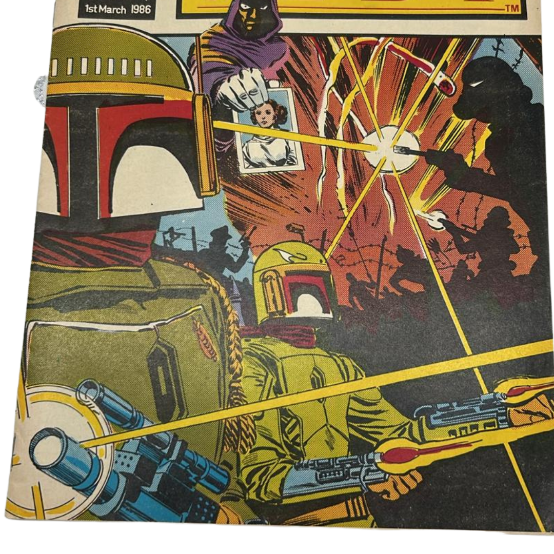 Return of the Jedi No 141 1st March 1986 Star Wars Weekly Comic Boba Fett