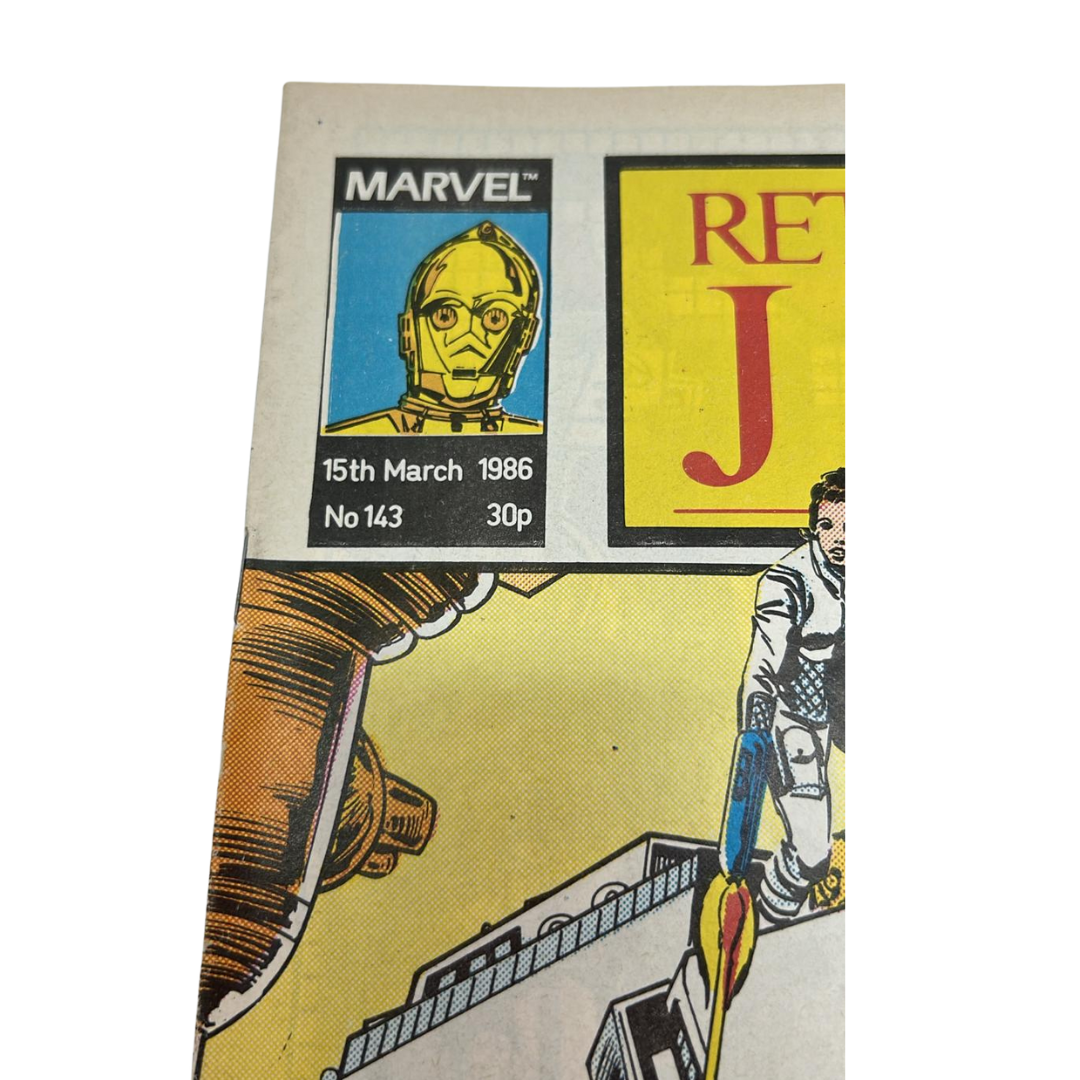 Return of the Jedi No 143 15th March 1986 Star Wars Weekly Comic Marvel