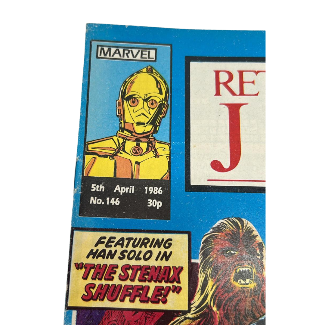 Return of the Jedi No 146 5th April 1986 Star Wars Weekly Comic Marvel