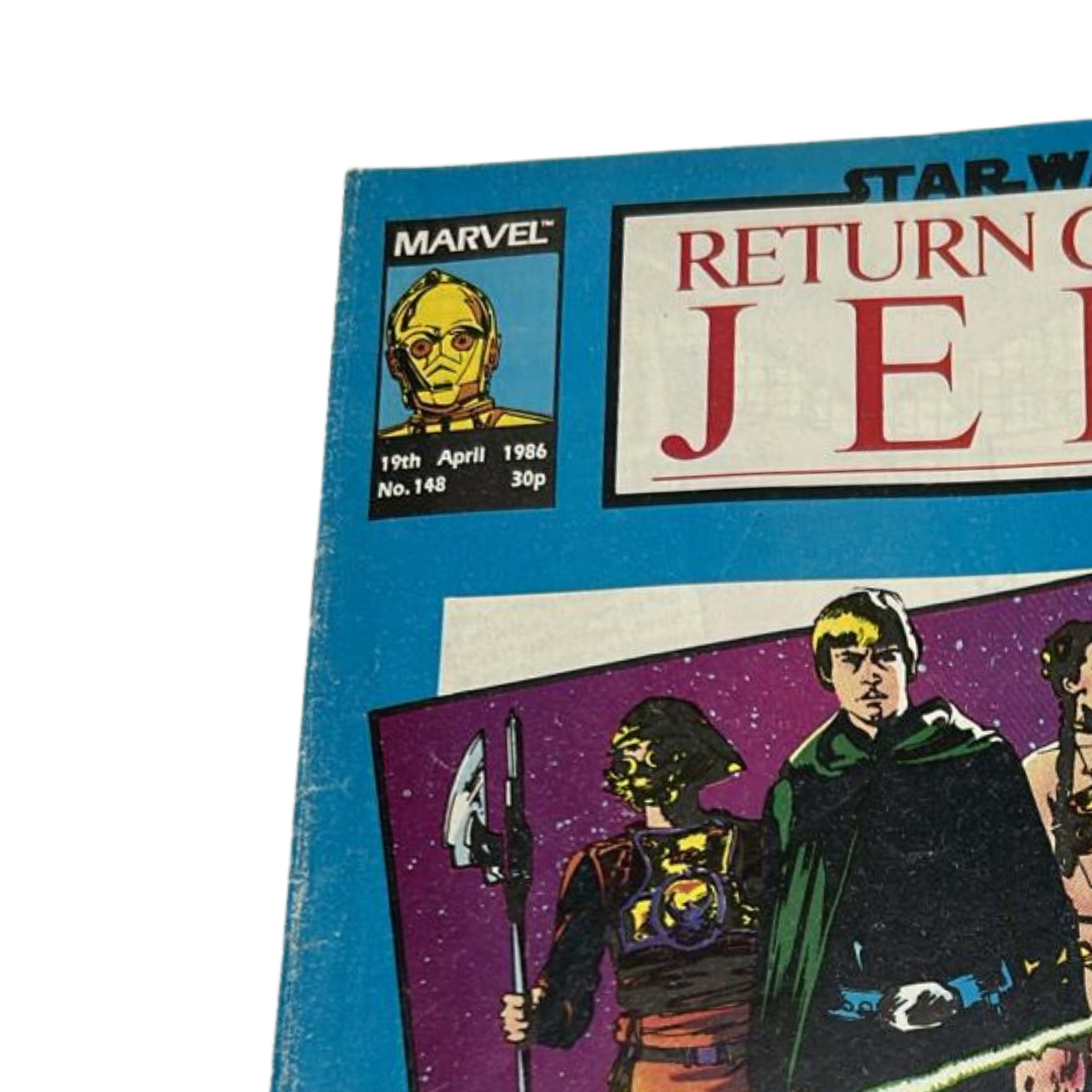 Return of the Jedi No 148 19th April 1986 Star Wars Weekly Comic Marvel