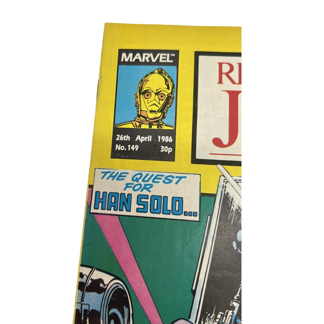 Return of the Jedi No 149 26th April 1986 Star Wars Weekly Comic Marvel