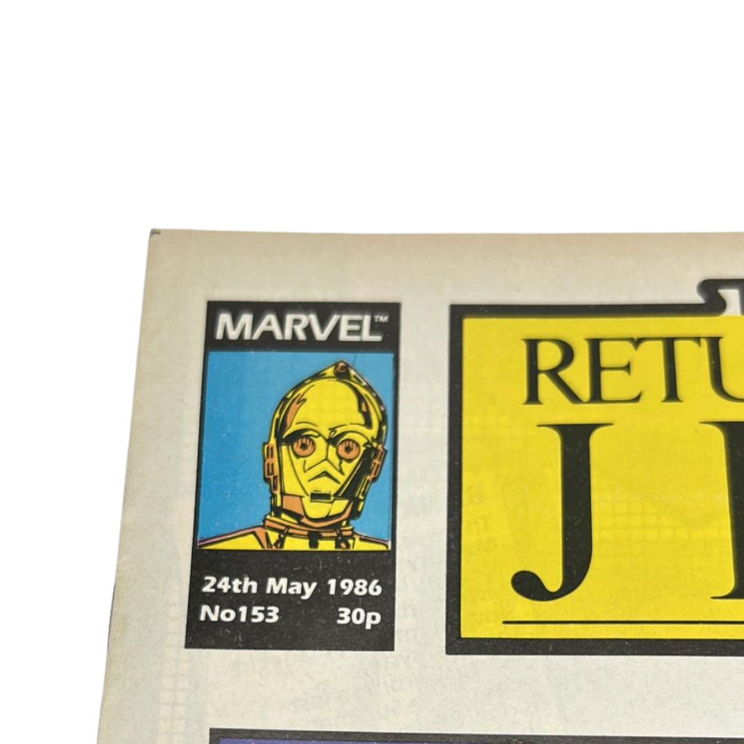 Return of the Jedi No 153 14th May 1986 Star Wars Weekly Comic Marvel
