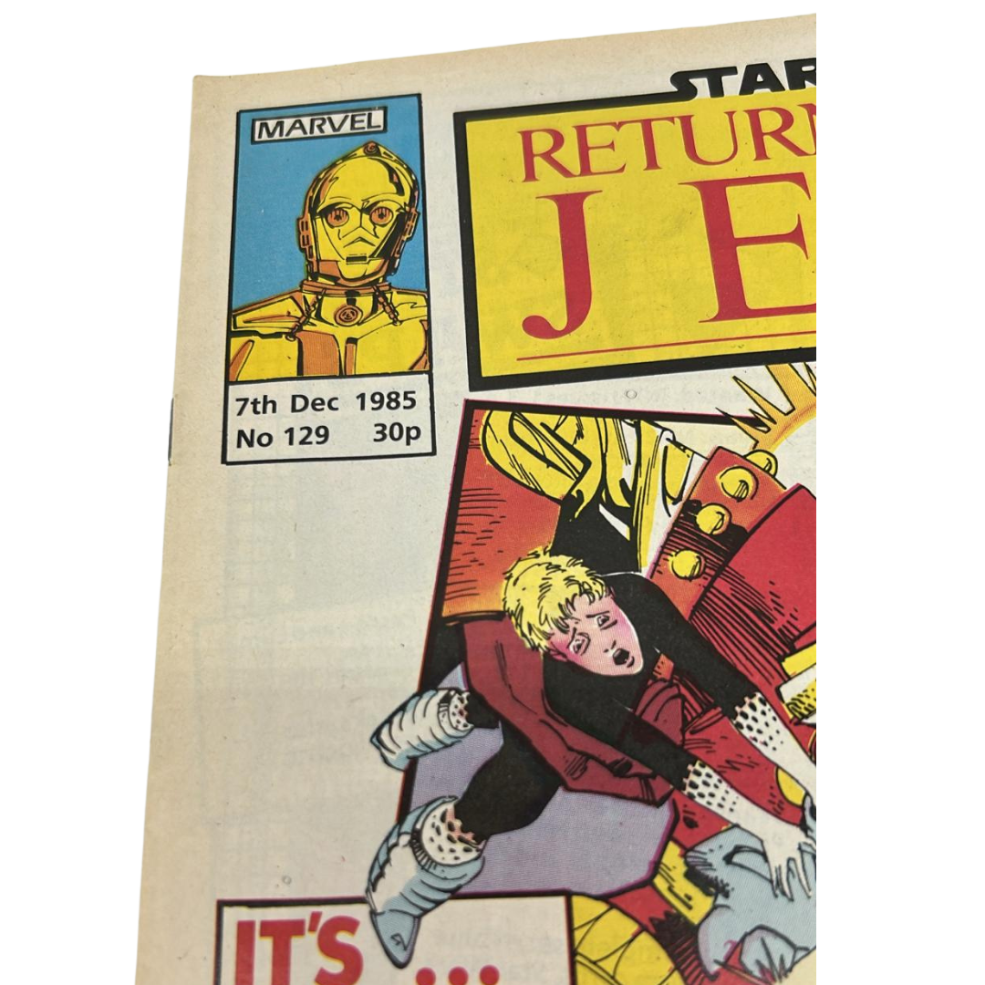 Star Wars Weekly comic Return Of The Jedi #129 7th Dec 1985