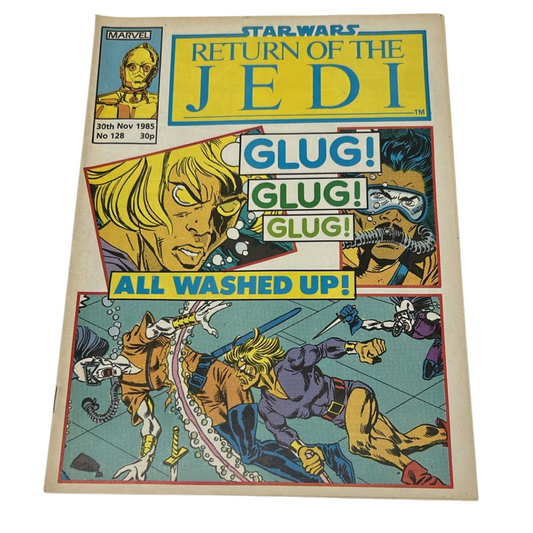 Star Wars Weekly comic Return Of The Jedi #128 30th Nov 1985