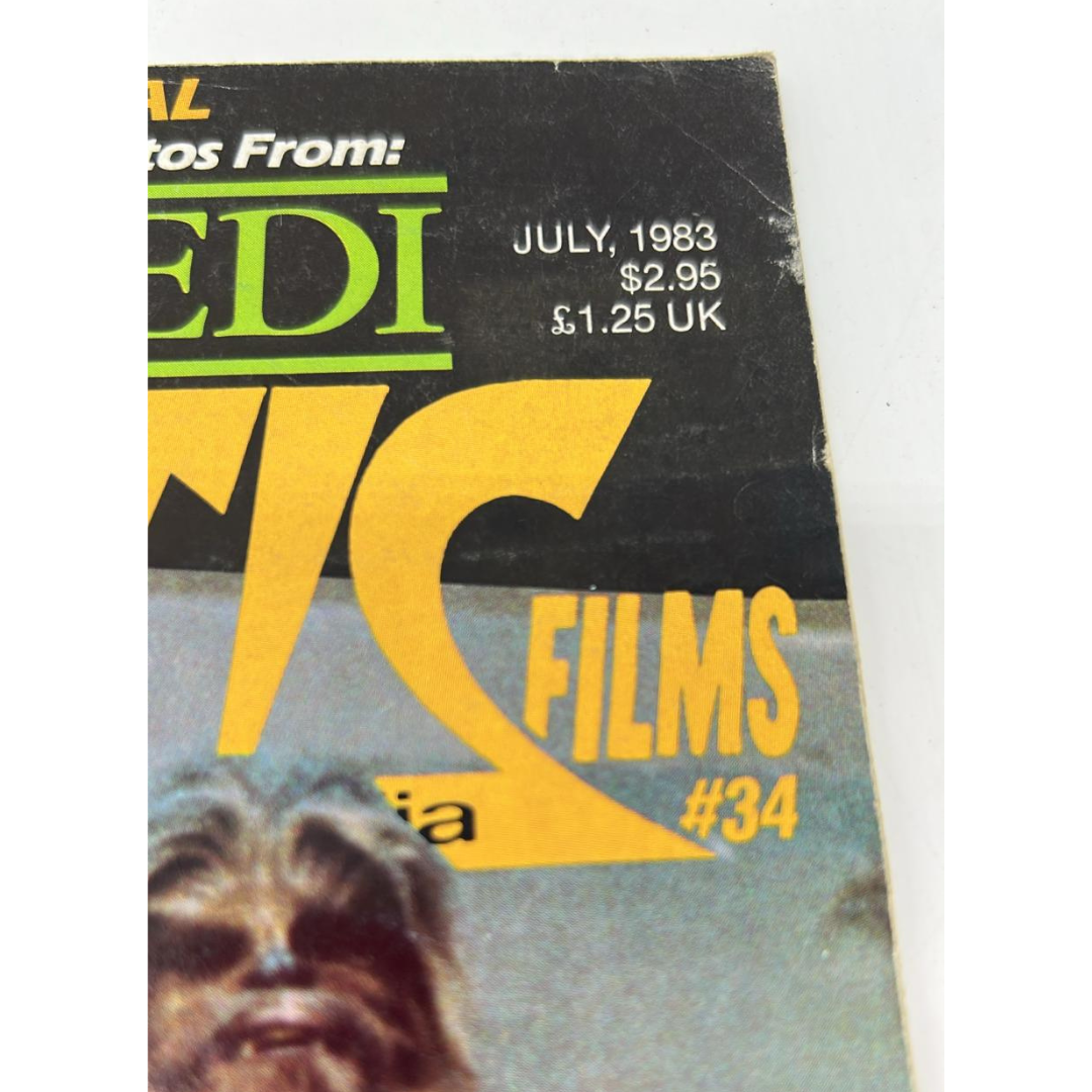 Star Wars Return Of The Jedi Fantastic Films magasine No 34 July 1983