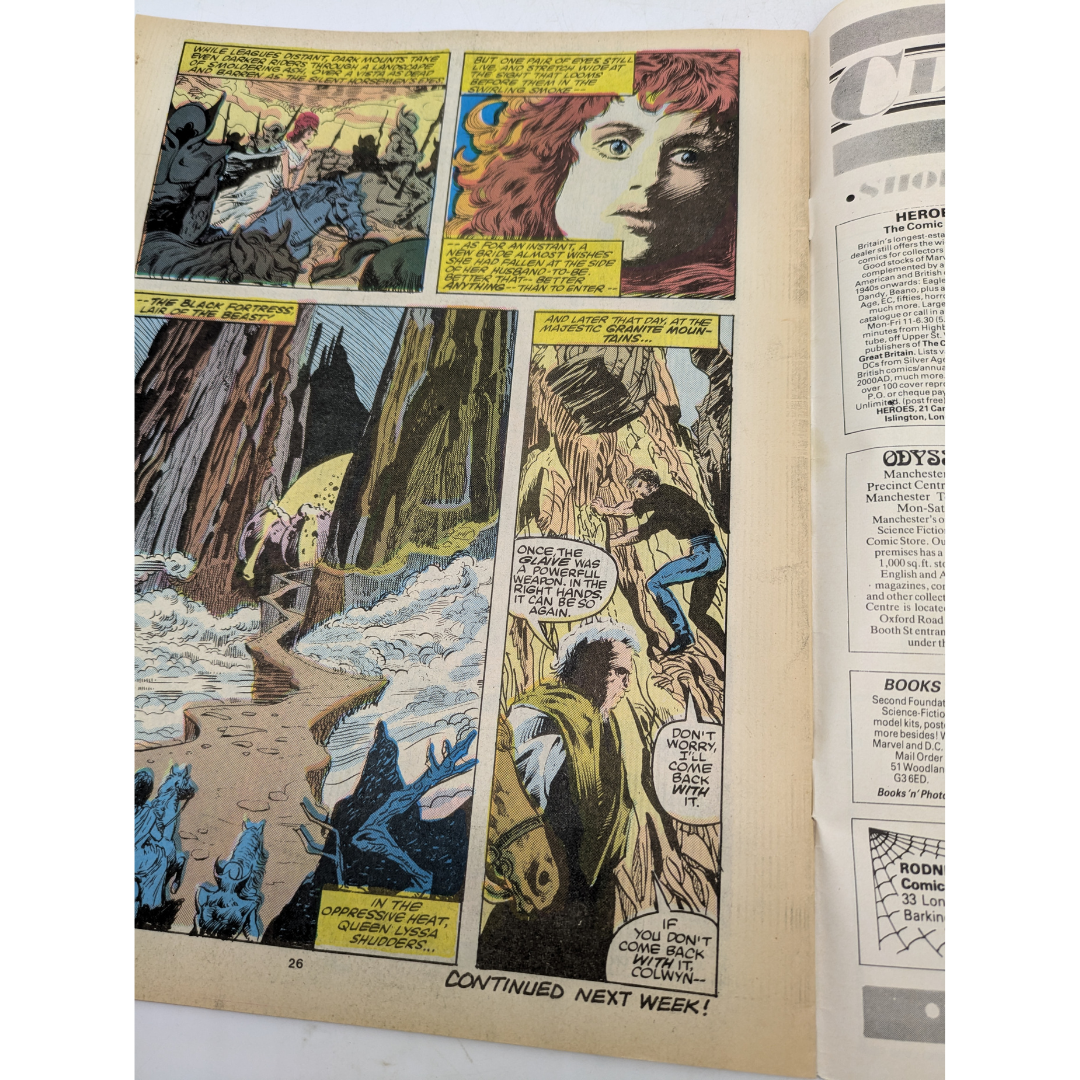 Star Wars Weekly #54 June 27th 1984 comic