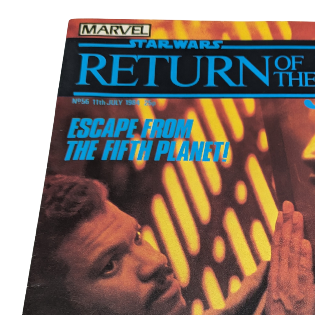 Star Wars Weekly #56 11th July 1984 comic Safety In The Asteroids!