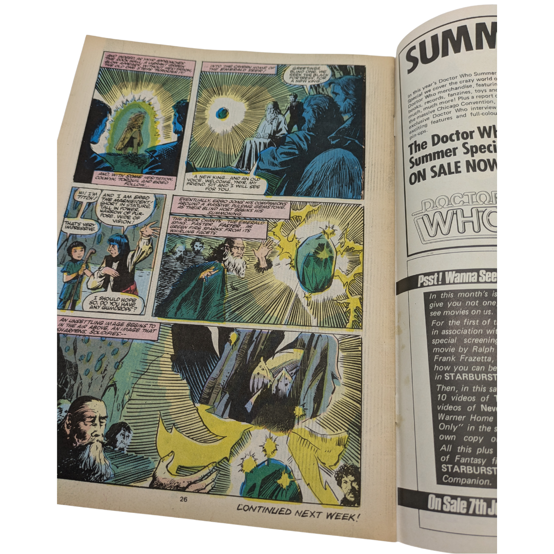 Star Wars Weekly #56 11th July 1984 comic Safety In The Asteroids!